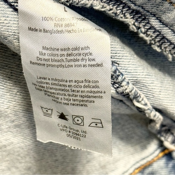 Nickelodeon Made in the 90's Cartoons Rugrats Jean Jacket Unisex Large - Picture 8 of 13